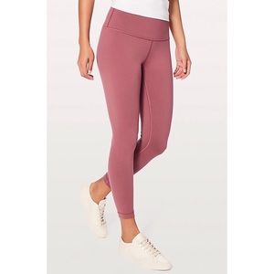 Lululemon Wunder Under High Rise 7/8” Tight 25”